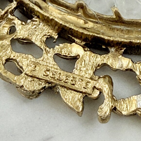 Vintage Hollywood Regency "Celest" Vanity Bowl with Lid - Picture 13 of 17